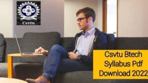 [2022] CSVTU BTECH Syllabus PDF Download | csvtu new btech syllabus