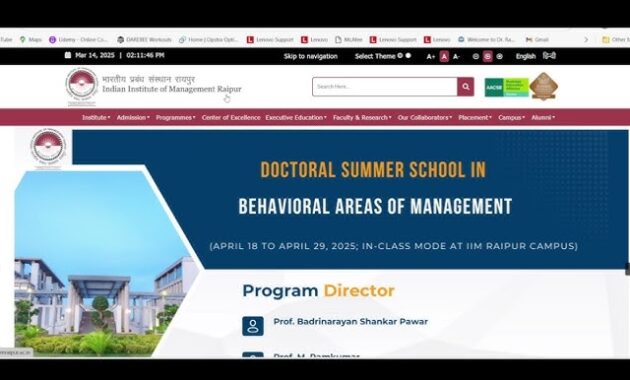 IIM Raipur Recruitment